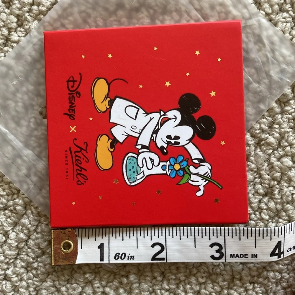 NEW Disney x Kiehl’s Small Compact Mirror Micky Mouse Beauty Collectible NIB